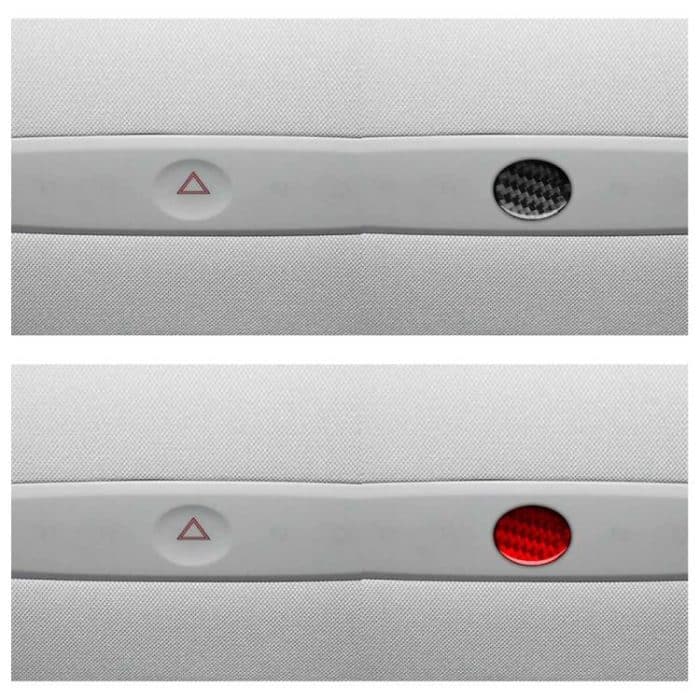 For Tesla Model 3 2023- Carbon Fiber Car Emergency Light Button Decorative Sticker, For Tesla Model 3 2023- Car Emergency Light Button – Bild 6