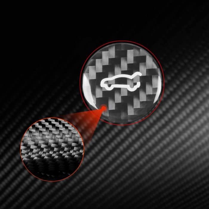 For Tesla Model 3 2023+ / Y New Edition 2025+ Carbon Fiber Car Trunk Button Decorative Sticker, For Tesla Model 3 2023+ / Y New Edition 2025+ Car Trunk Button – Bild 3
