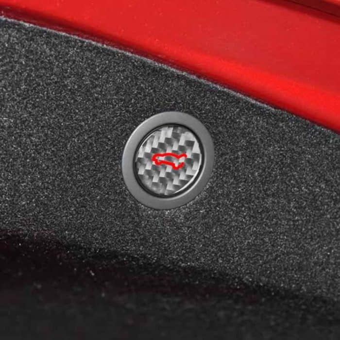 For Tesla Model 3 2023+ / Y New Edition 2025+ Carbon Fiber Car Trunk Button Decorative Sticker, For Tesla Model 3 2023+ / Y New Edition 2025+ Car Trunk Button – Bild 4