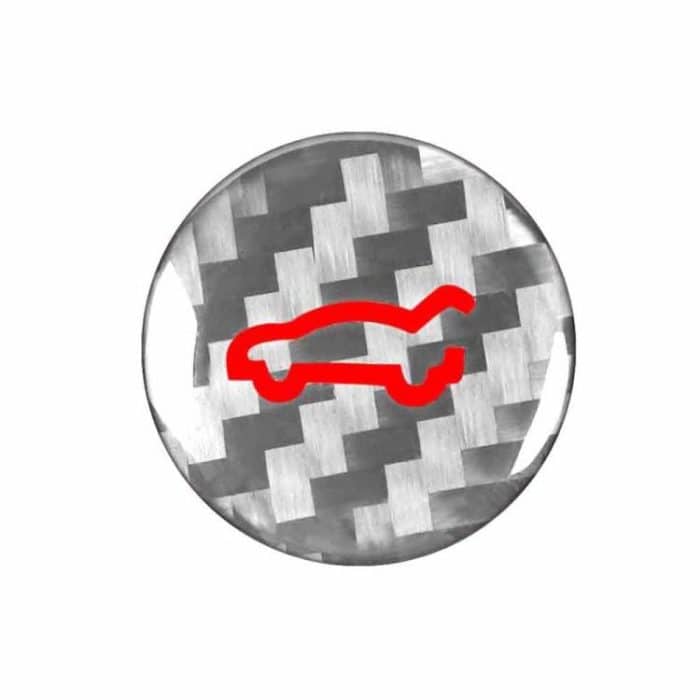 For Tesla Model 3 2019-2023 / Y 2019-2024 Carbon Fiber Car Trunk Button Decorative Sticker, For Tesla Model 3 2019-2023 / Y 2019-2024 Car Trunk Button – Bild 2