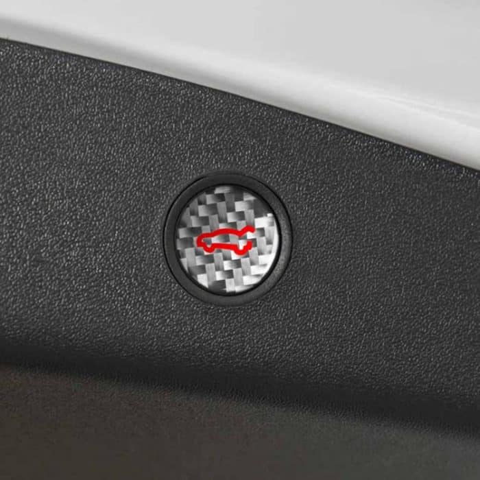 For Tesla Model 3 2019-2023 / Y 2019-2024 Carbon Fiber Car Trunk Button Decorative Sticker, For Tesla Model 3 2019-2023 / Y 2019-2024 Car Trunk Button – Bild 4