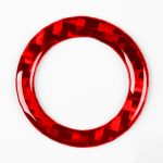 For Tesla Model 3 2023- Carbon Fiber Car Trunk Button Frame Decorative Sticker, Car Trunk Button Frame – Bild 2