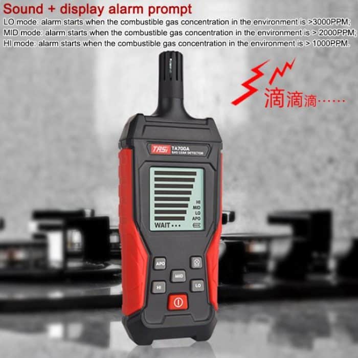 TRSI TA700A Tragbarer Erdgas-Leck-Messgerät-Detektor für brennbare Gase – Bild 4