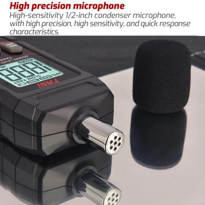 TRSI TA656A Digitales Geräuschmessgerät Dezibeldetektor – Bild 7