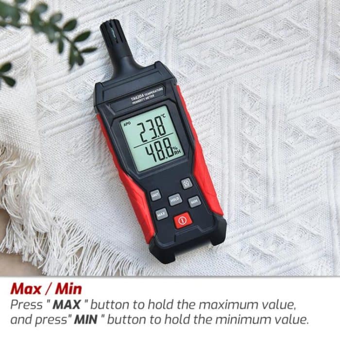 TRSI TA620A Industrielles Handthermometer-Hygrometer – Bild 3