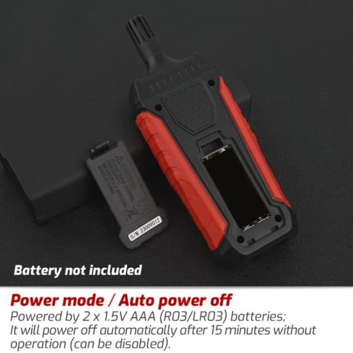 TRSI TA620A Industrielles Handthermometer-Hygrometer – Bild 7