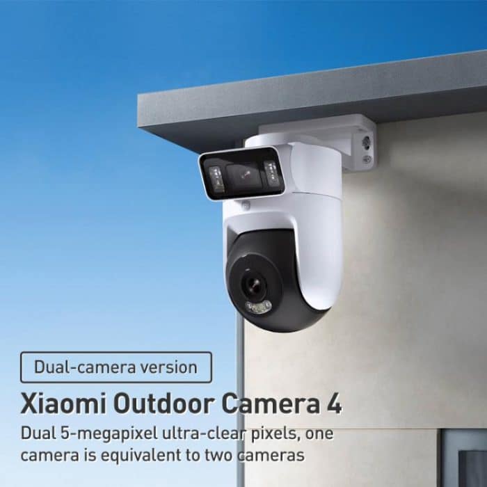 Original Xiaomi Outdoor Camera 4 MJSXJ10HL Dual 5MP 3K Ultra HD IP66 Waterproof, MJSXJ10HL – Bild 2