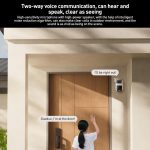 Original Xiaomi Outdoor Camera 4 MJSXJ10HL Dual 5MP 3K Ultra HD IP66 Waterproof, MJSXJ10HL – Bild 12