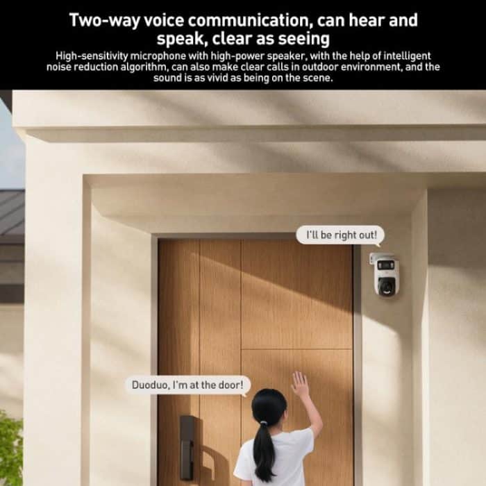 Original Xiaomi Outdoor Camera 4 MJSXJ10HL Dual 5MP 3K Ultra HD IP66 Waterproof, MJSXJ10HL – Bild 12