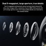 Original Xiaomi Outdoor Camera 4 MJSXJ10HL Dual 5MP 3K Ultra HD IP66 Waterproof, MJSXJ10HL – Bild 4