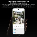 Original Xiaomi Outdoor Camera 4 MJSXJ10HL Dual 5MP 3K Ultra HD IP66 Waterproof, MJSXJ10HL – Bild 5