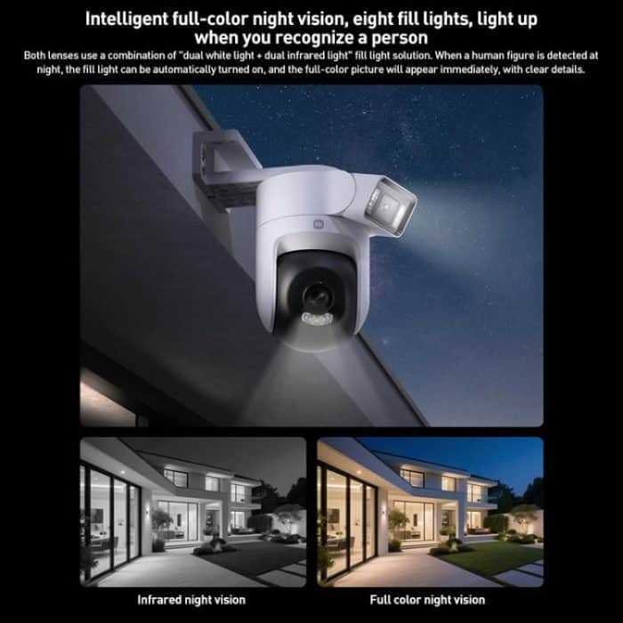 Original Xiaomi Outdoor Camera 4 MJSXJ10HL Dual 5MP 3K Ultra HD IP66 Waterproof, MJSXJ10HL – Bild 7