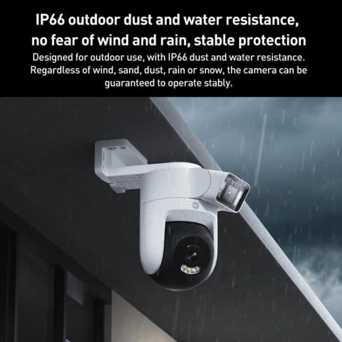 Original Xiaomi Outdoor Camera 4 MJSXJ10HL Dual 5MP 3K Ultra HD IP66 Waterproof, MJSXJ10HL – Bild 8