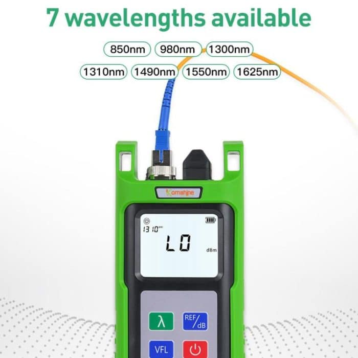 Komshine KPV-53 Optical Power Meter Fiber Loss Measuring Instrument, KPV-53-A/-70dBm～+6dBm, KPV-53-C/-50dBm～+26dBm – Bild 4