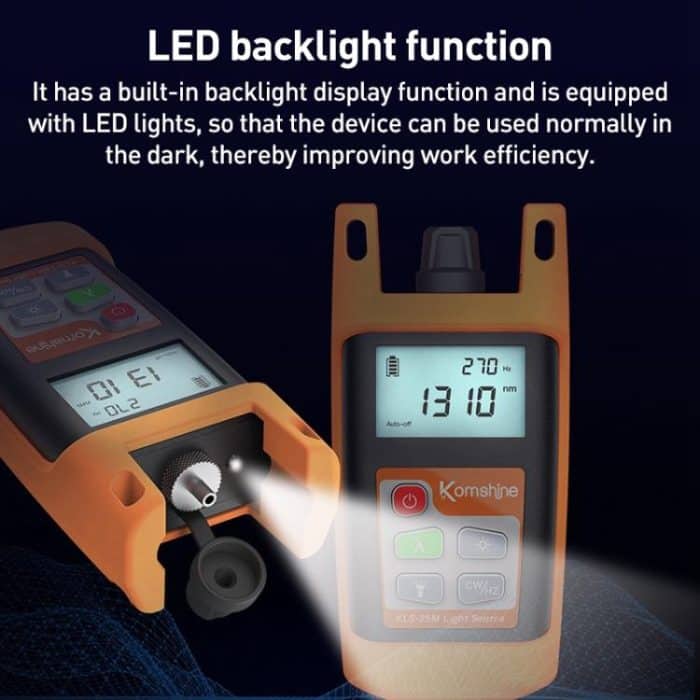 Komshine KLS-25m Handheld-Glasfaserleitungstester mit zwei Wellenlängen – Bild 9