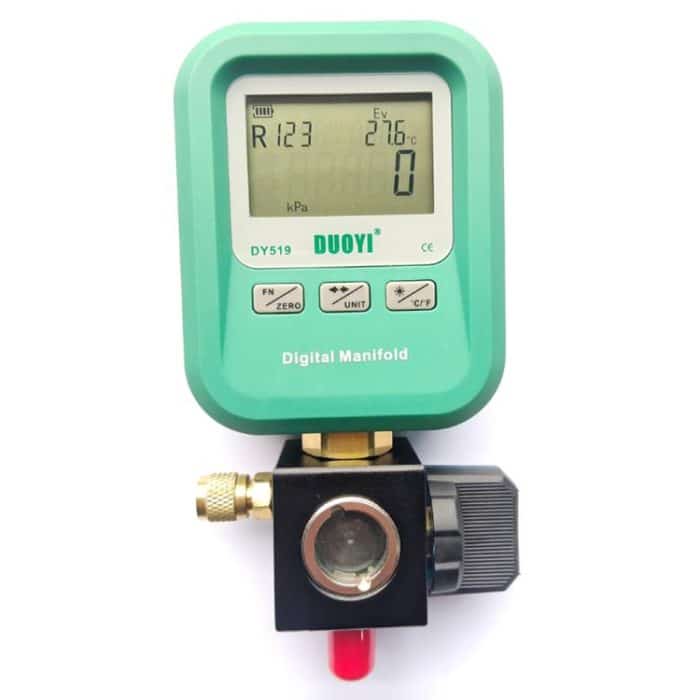 DUOYI DY519 Digital Manifold Gauge Air Conditioning Fluoride Meter, DY519 – Bild 1