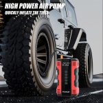 FOXSUR Car Emergency Starter Power Supply Multi-function Portable Car Air Pump – Bild 9
