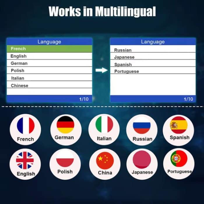 FOXSUR V529 OBD2 Car Engine Fault Code Reader Diagnostic Instrument – Bild 7