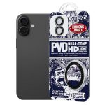 WK WTPC-012 Jungle Series Kinkong PVD Dual-color Metal Lens Protector Film, For iPhone 16 / 16 Plus, For iPhone 15 / 15 Plus, For iPhone 14 / 14 Plus