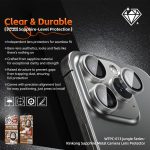 WK WTPC-013 Jungle Series Kinkong Sapphire Metal Camera Lens Protector Film, For iPhone 16 Pro / 16 Pro Max – Bild 2