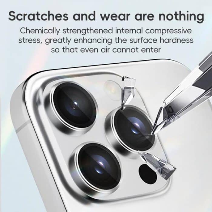 WK WTPC-013 Jungle Series Kinkong Sapphire Metal Camera Lens Protector Film, For iPhone 16 Pro / 16 Pro Max – Bild 3