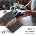 Denior V08 Magsafe Wallet Retro Texture Leather Magnetic Card Holder Bag, V08 – Bild 6