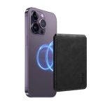 Denior V19 Magsafe Wallet Retro Texture Leather RFID Flip Card Holder Bag, V19