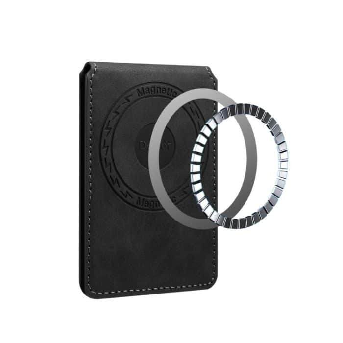 Denior V19 Magsafe Wallet Retro Texture Leather RFID Flip Card Holder Bag, V19 – Bild 5