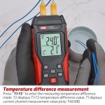 TRSI TA610B Industrielles Handthermometer Typ K, Zweikanal – Bild 4