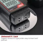 TRSI TA616B Industrielles Handthermometer Typ K, Zweikanal, Basisversion – Bild 11