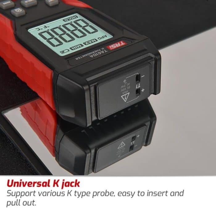 TRSI TA616B Industrielles Handthermometer Typ K, Zweikanal, Basisversion – Bild 5