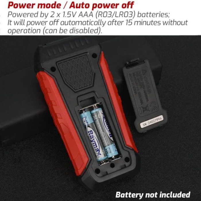 TRSI TA616B Industrielles Handthermometer Typ K, Zweikanal, Basisversion – Bild 9