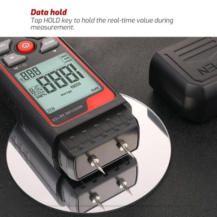 TASI TA661B Wood Moisture Meter Quickly Measure Moisture Content Tester Temperature Humidity Detector, TA661B – Bild 6