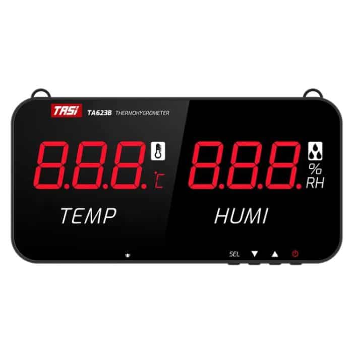 TRSI TA623A Industrielles Thermometer-Hygrometer zur Wandmontage, eingebaute Sonde – Bild 1