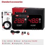TRSI TA623B Industrielles Thermometer-Hygrometer zur Wandmontage, externe 5-Meter-Sonde – Bild 12
