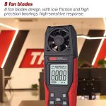 TRSI TA640A Handheld-Windgeschwindigkeitsinstrument mit hoher Präzision Windvolumentester – Bild 7