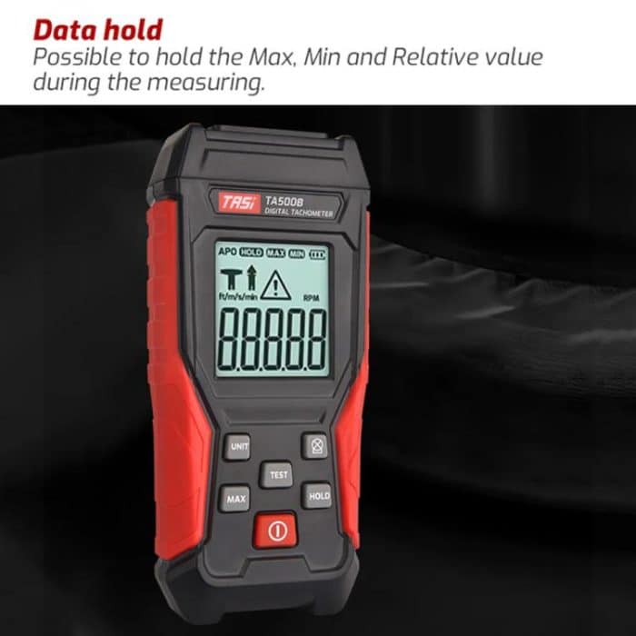 TASI TA500B Contact Measurement Laser Tachometer Digital Display Measuring Speed Meter, TA500B Contact Measurement – Bild 5
