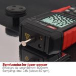TASI TA500B Contact Measurement Laser Tachometer Digital Display Measuring Speed Meter, TA500B Contact Measurement – Bild 7