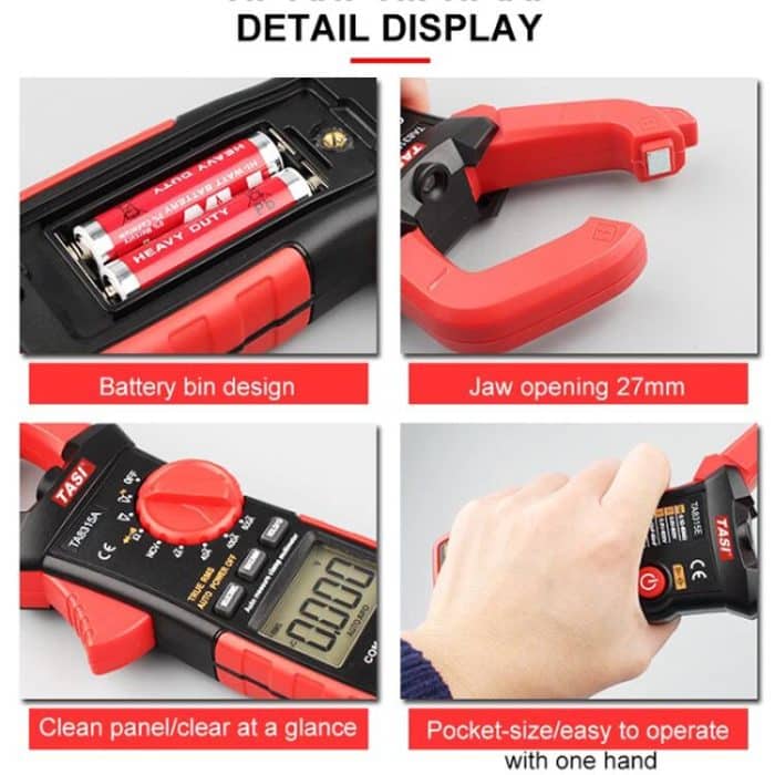 TRSI TA8315A Strommesszange Hochgenaues AC/DC-Spannungsamperemeter – Bild 6