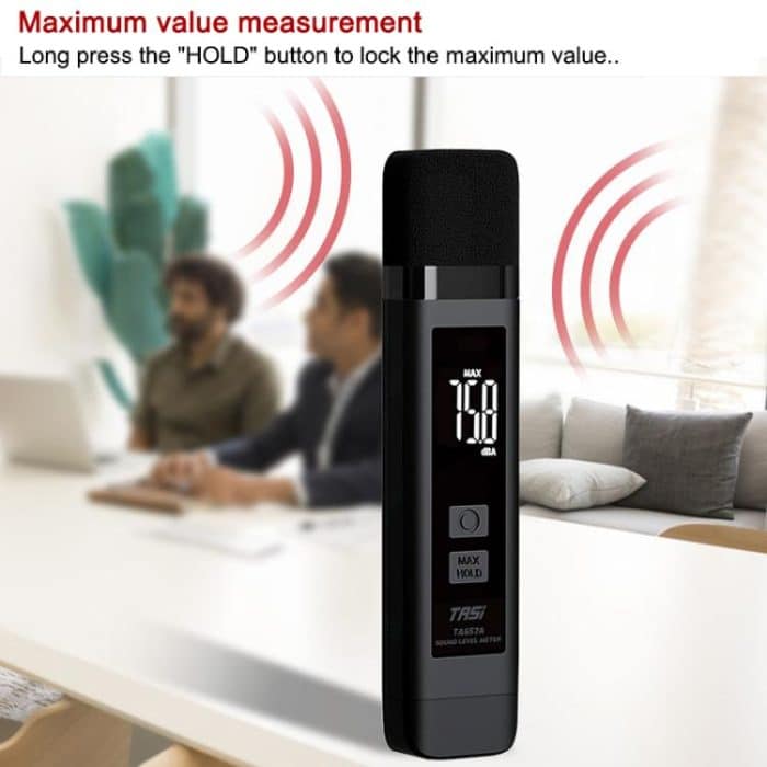 TRSI TA657A Wiederaufladbares Geräuschmessgerät Dezibeldetektor – Bild 6