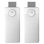 Q50 Leather Texture Wireless HDMI Video Transmitter and Receiver Extender Adapter, Leather Texture