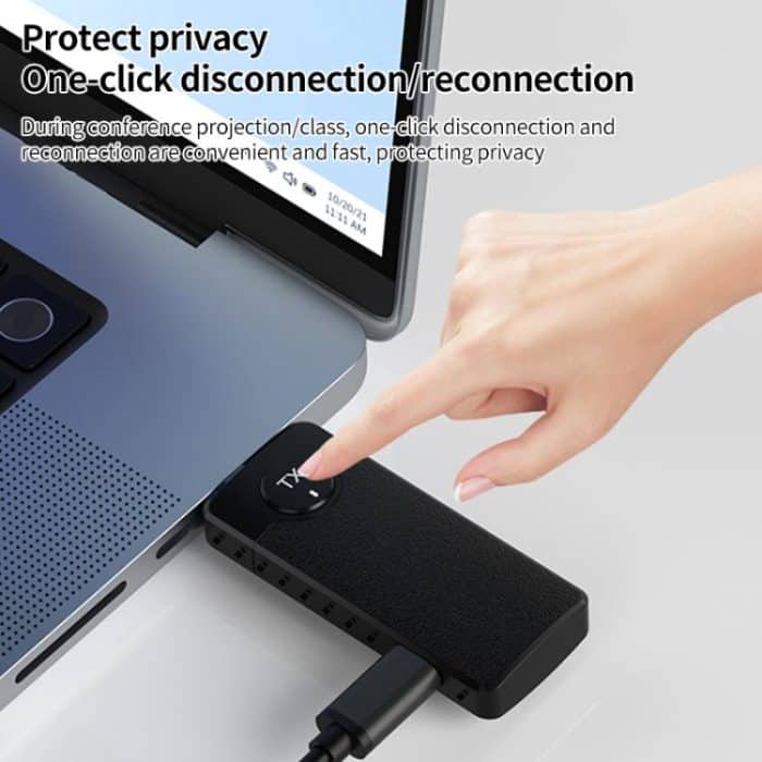 Q50 Leather Texture Wireless HDMI Video Transmitter and Receiver Extender Adapter, Leather Texture – Bild 8