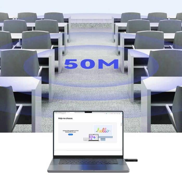 Q50 Vertical Texture Wireless HDMI Video Transmitter and Receiver Extender Adapter, Vertical Texture – Bild 6