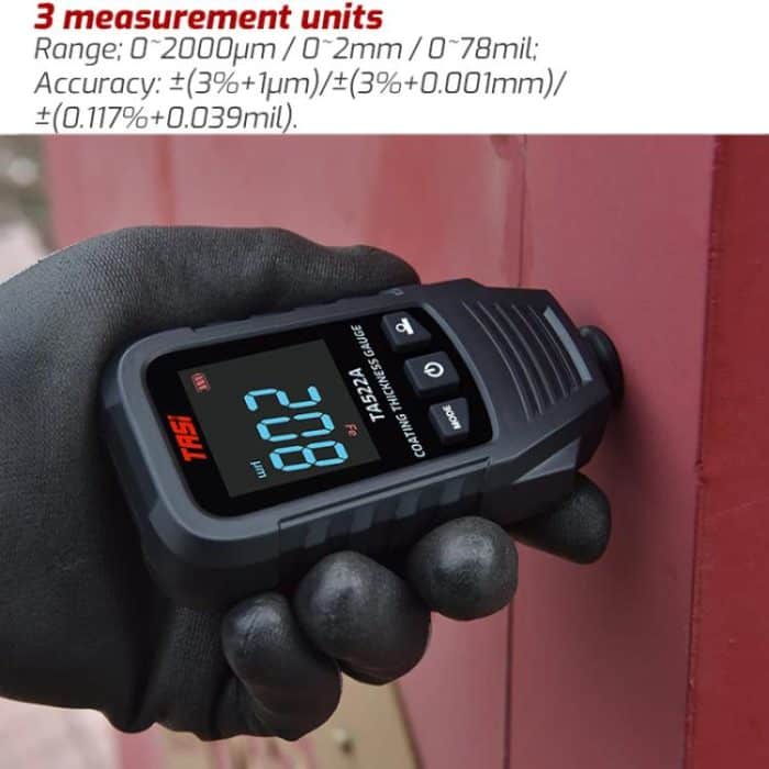 TASI TA522A Car Paint Film Meter Paint Surface Tester Coating Thickness Gauge, TA522A – Bild 6