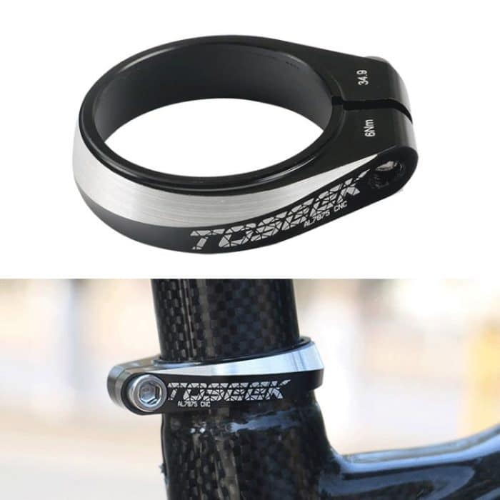 EDA008128001A.jpg TOSEEK Aluminum Alloy Bicycle Seat Tube Clamp, 31.8mm, 34.9mm – Bild 1