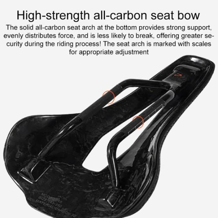 TOSEEK P10 Carbon Fiber 3D Printed Road Mountain Bike Seat, 143mm, 160mm – Bild 6