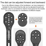 TOSEEK MA106 Aluminum Alloy Bicycle Road Bike Integrated Handlebar Computer Bracket – Bild 2