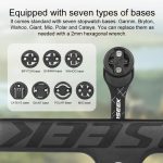 TOSEEK MA106 Aluminum Alloy Bicycle Road Bike Integrated Handlebar Computer Bracket – Bild 4