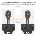 TOSEEK MA106 Aluminum Alloy Bicycle Road Bike Integrated Handlebar Computer Bracket – Bild 5