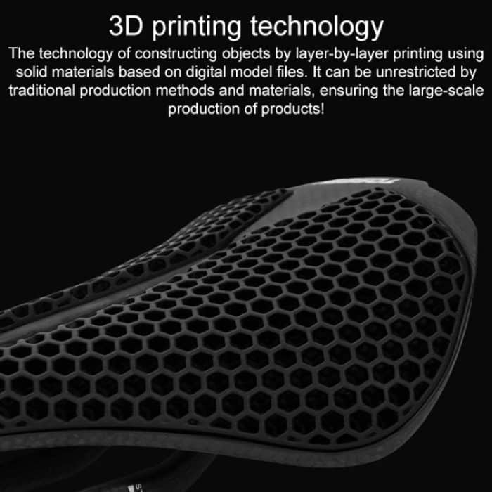 TOSEEK P300 Carbon Fiber 3D Printed Road Mountain Bike Seat – Bild 3
